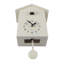 White Minimalist Cuckoo Wall Clock