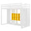 Lit mezzanine simple pour enfants avec garde-robe-1196780181