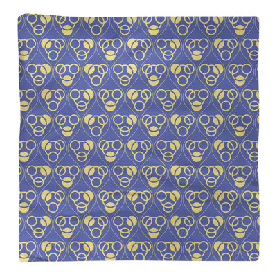 Serviette de table en coton classique Circles Waves