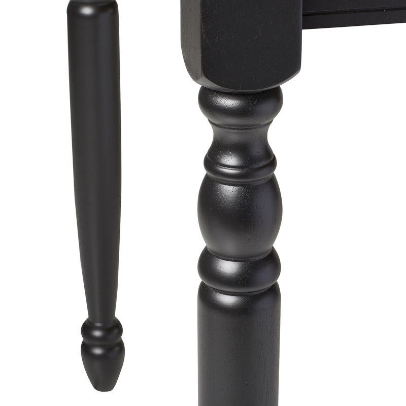 Orviston Solid Wood Dining Table, Almond / Ebony
