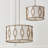Cohen 4 - Light Gold Drum Pendant