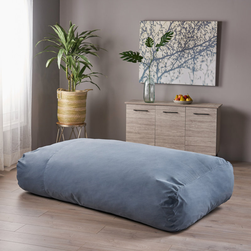 Grand fauteuil à billes pour l'extérieur, Bleu