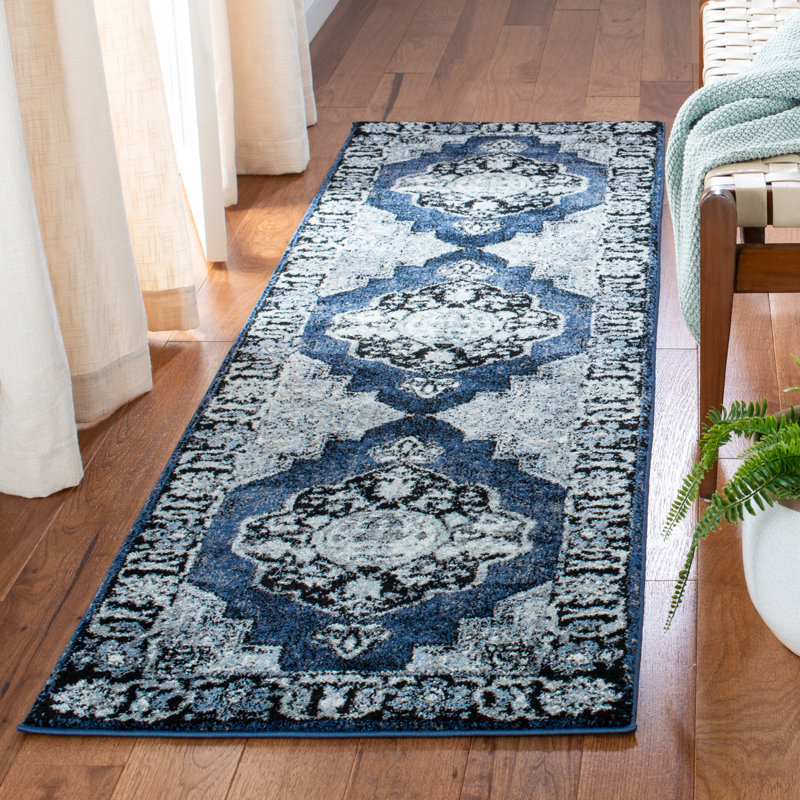 Cascata Performance Oriental Rug, Tapis de couloir 2 pi 3 po x 10 pi