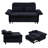 65.74-Inch Letter Striped Fabric Multi-Functional Sofa Bed, Suitable For Bedrooms And Living Rooms. The Armrests And Backrests Are Adjustable.-144111185