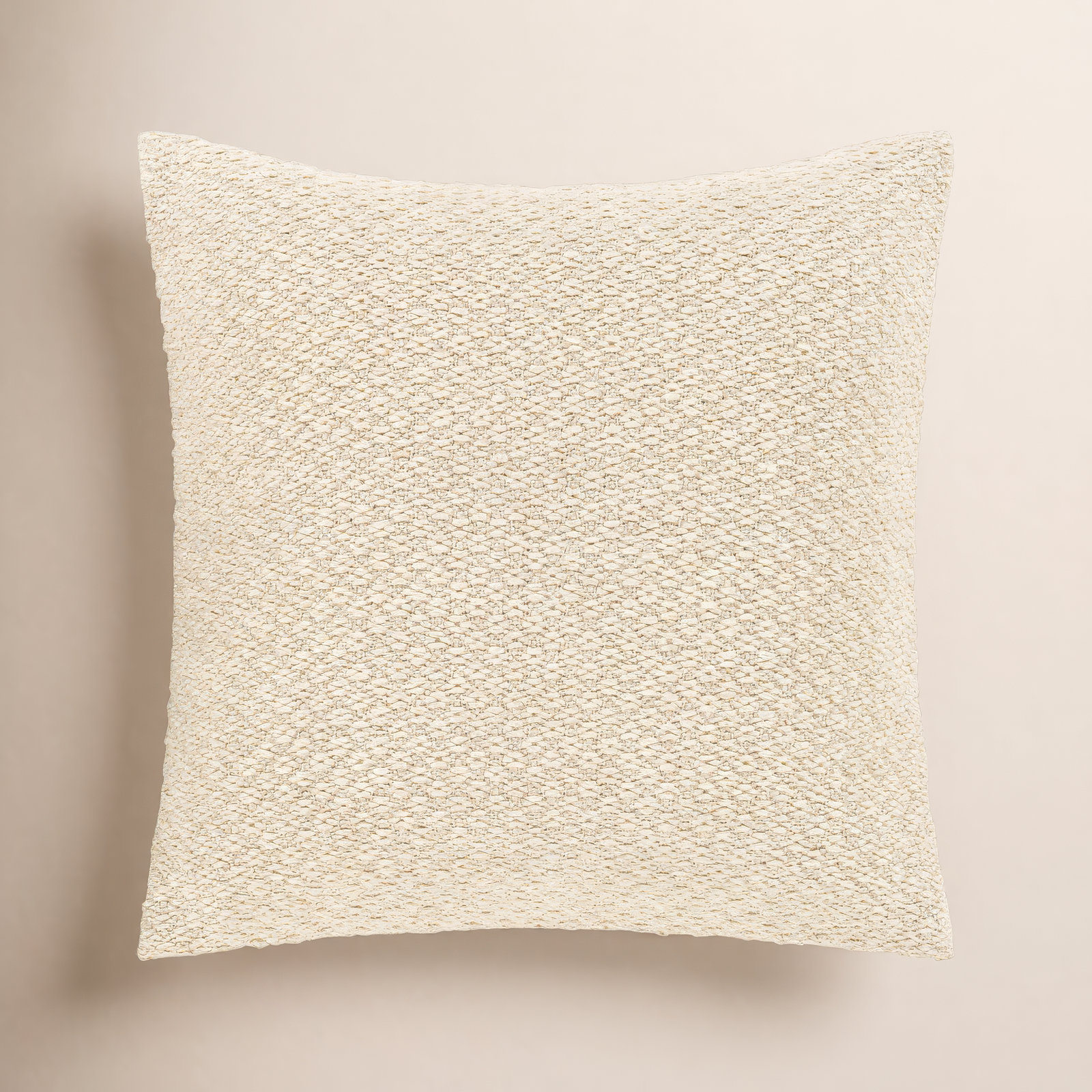 Hemlen Textured Wool Throw Pillow, Pillow Cover Only - No Insert