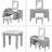 48" Vanity Desk With Mirror And Lights, Makeup Vanity With 7 Drawers And Cushioned Stool, Classic Finish Dressing Table With Hollow Design Drawer For Bedroom, Rubber Wood Legs-313191883