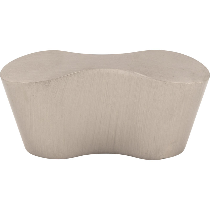 Infinity 2 1/8" Length Oval Knob, Brushed Satin Nickel