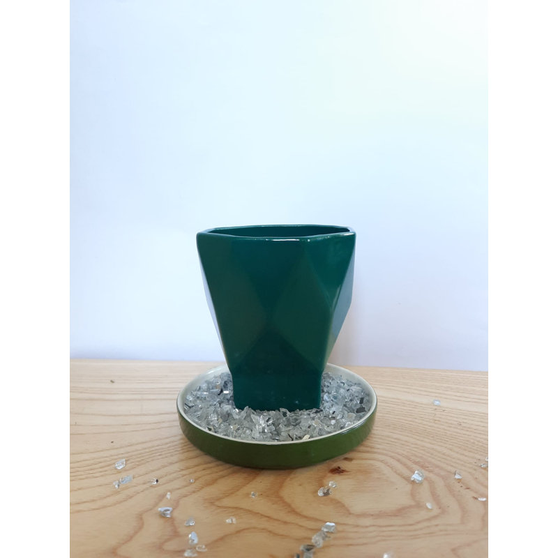 Tasse à café et soucoupe Sigel, Vert
