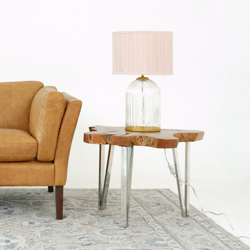 Nebulis Table Lamp Gold - Clear and Pink