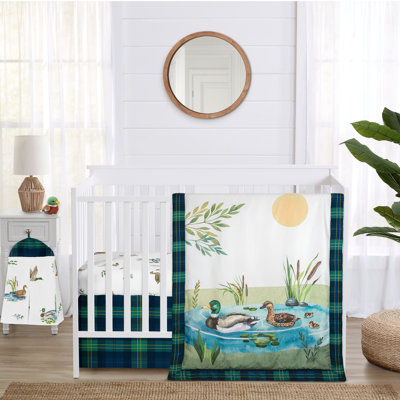 Ensemble de literie pour lit de bébé 4 pièces Mallard Duck par Sweet Jojo Designs