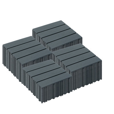 Ensemble de tuiles de terrasse 12 po x 12 po
