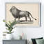 «Brodtmann Lion», reproduction d'art sur toile encadrée-1255183243-1255183246