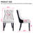 Kingson Tufted Upholstered Back Patchwork Parsons Chair（set of 2）-9081305-64230965