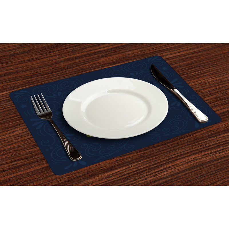 Polyester Abstract Rectangle Placemat