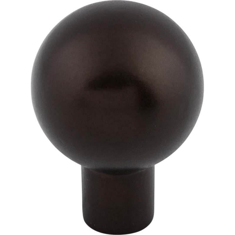 Brookline 7/8" Diameter Round Knob, Oiled Rubbed Bronze, 7/8" Knob Diameter