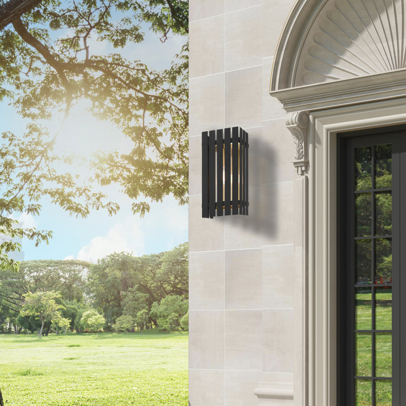 Greenwich Wall Light, Black, 17" H x 8" W x 5.5" D