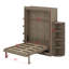 Lit escamotable avec armoire murale cachée-512353320