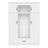 U-Can 85.2''H Hall Tree With Bench And 3 Hooks, Modern Entryway Storage Organizer Cabinet With 4 Doors, 1 Drawer And Adjustable Shelves For Hallway, Entryway, Living Room-1643674815