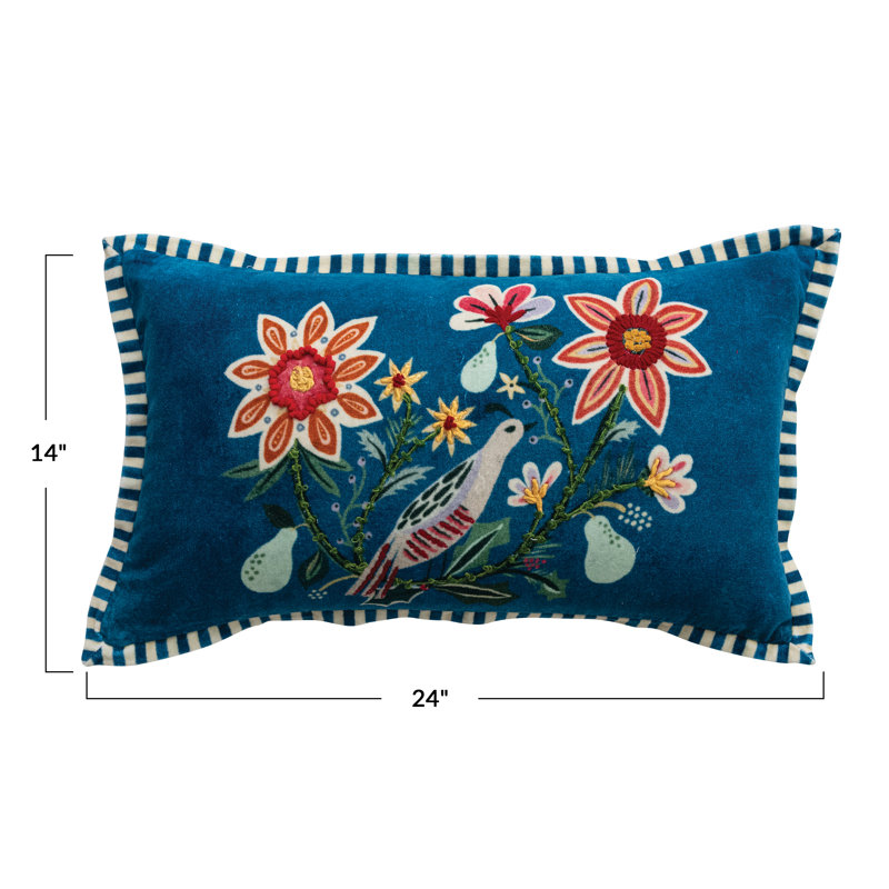 Coussin en velours