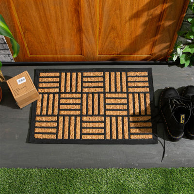 Nicola Spring - Heavy Duty Door Mat - 60 x 40cm - Mosaic