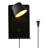 Aluminum LED Plug-in Armed Sconce