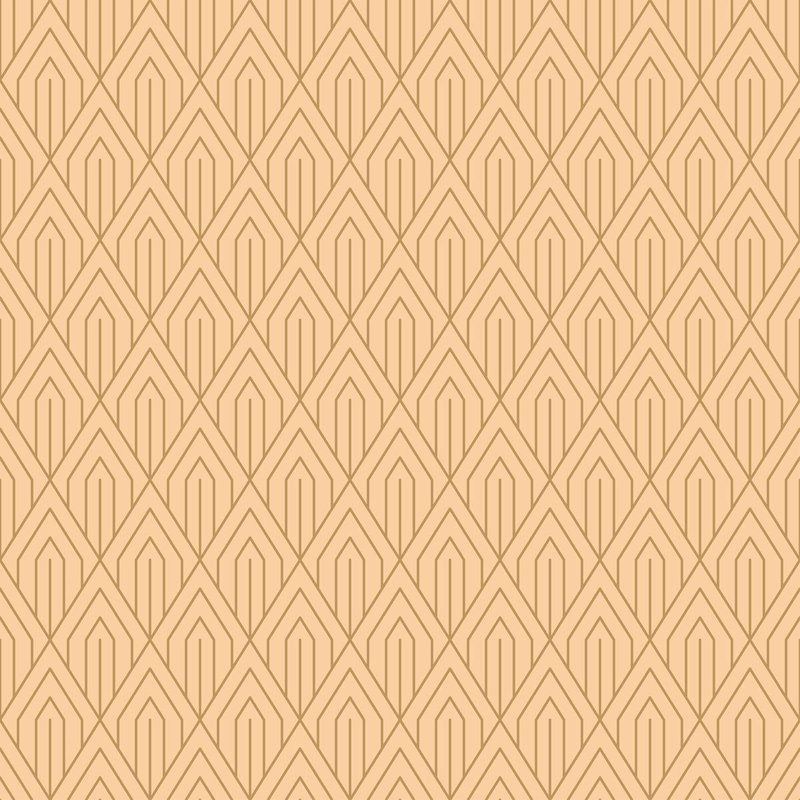 Carreau de papier peint auto-adhésif, Orange, L 10 pi x l 24 pi