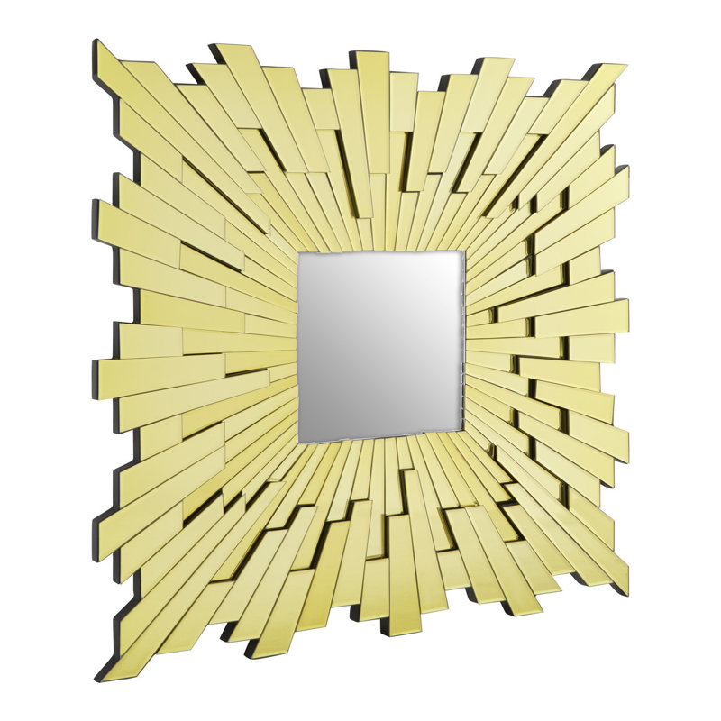 Terri Solid Wood Flat Wall Mirror