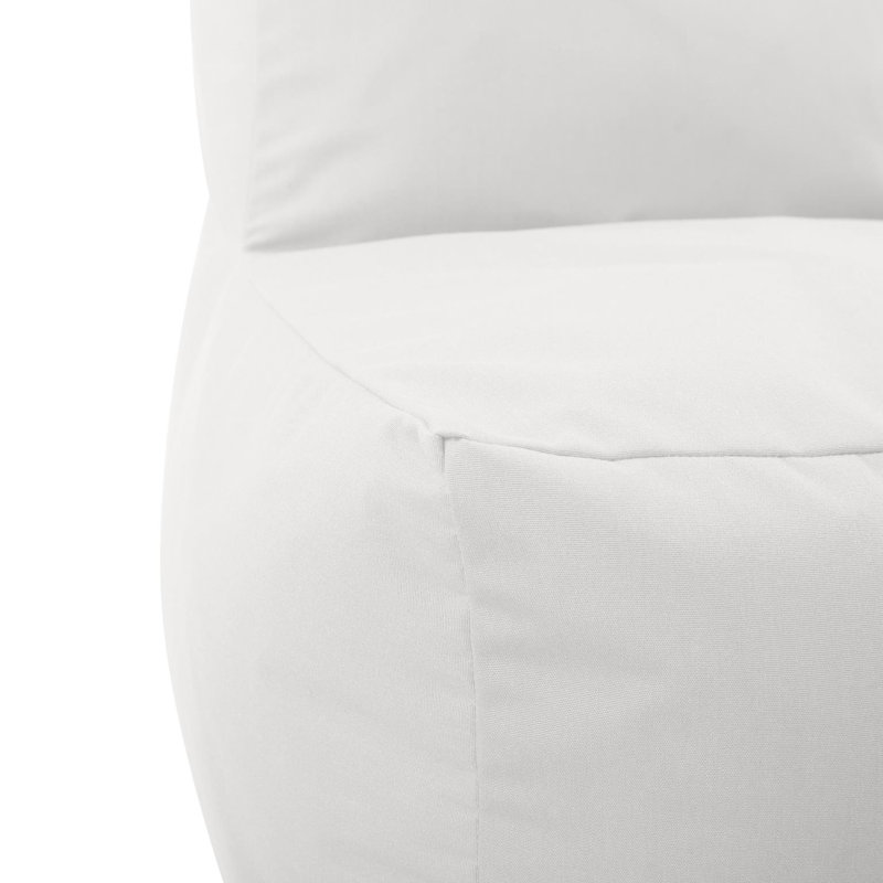 Housse pour pouf d'extérieur Kerttuli, Seascape Canyon, Blanc