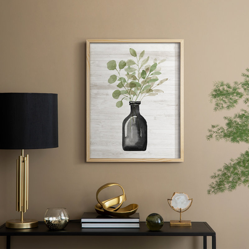 Summers Foliage I, reproduction encadrée - bois massif, H 21 po x l 17 po