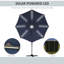 Cristina 2.92m Traditional Parasol-186612292