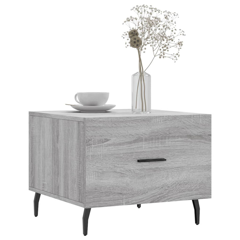 Coffee Table with Storage, grey sonoma