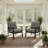 Set Of 2  All-Weather Metal Armchairs-1743548005-1743548002