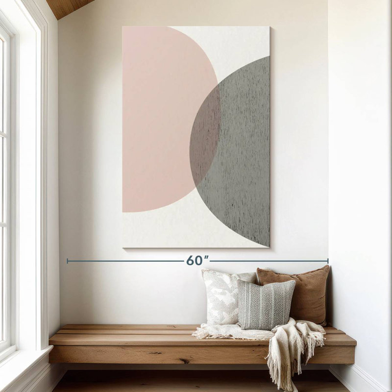 Cercles minimalistes Avery II, H 51 po x l 34 po