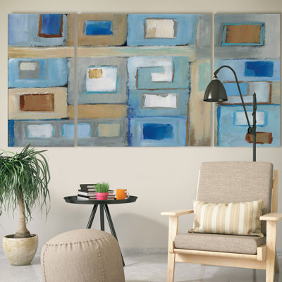 " Variation On Greek Key I " Painting Print