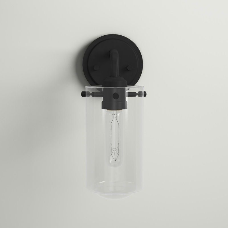 Barbosa Armed Sconce, Matte Black