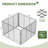Outdoor Compost Bin Galvanized Steel Wire Composter, Mesh Design for Faster Composting, Double Opening Lid & Side Access Door, Tool-Free Assembly, 2 Sizes & 2 Colors Available-135782524-135782526