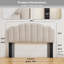 Vertical Channel Tufting Upholstered Headboard Adjustable Height & Width Bed Head Board-286299816-286299817