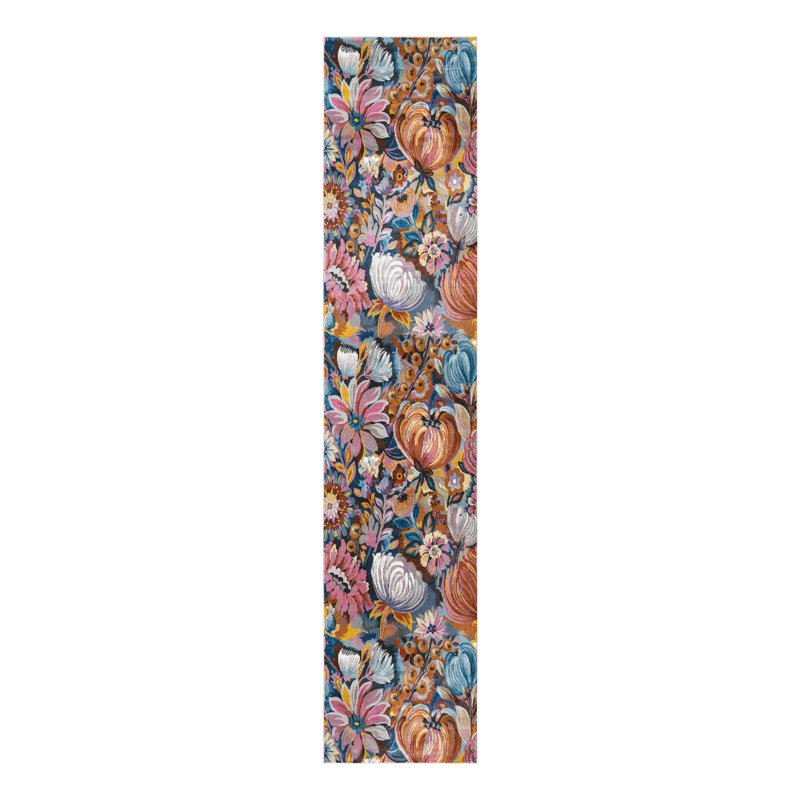 Clydine Floral Indoor Rug, Runner 2'7" x 12'