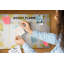 Wall Mounted bulletin board print wall art kitchen notice board home office corkboard Lemon planner