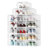 18 PCS Stackable Shoe Storage Box-1011479341