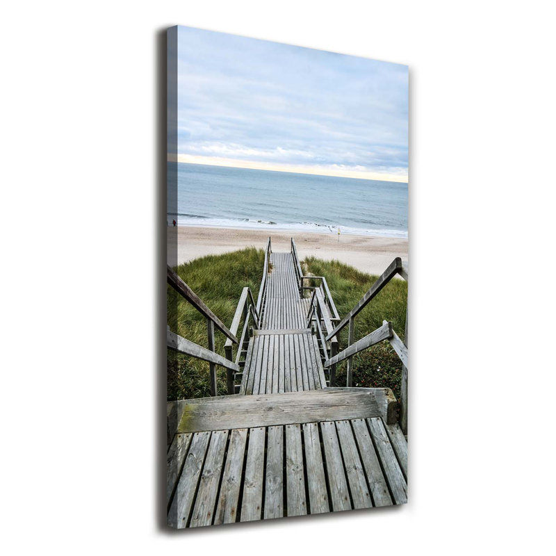 Path To The Beach - Wrapped Canvas Print