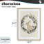 «Pastoral Bunny Wreath», reproduction encadrée sous verre, design by Creative Studio-1724978204-1724978205