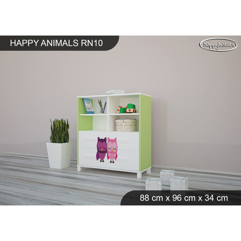88cm W Kids Cube, Green