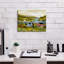 Toile épique Graffiti «Hudson River In Autumn» par JL Munro, 16 po x 12 po