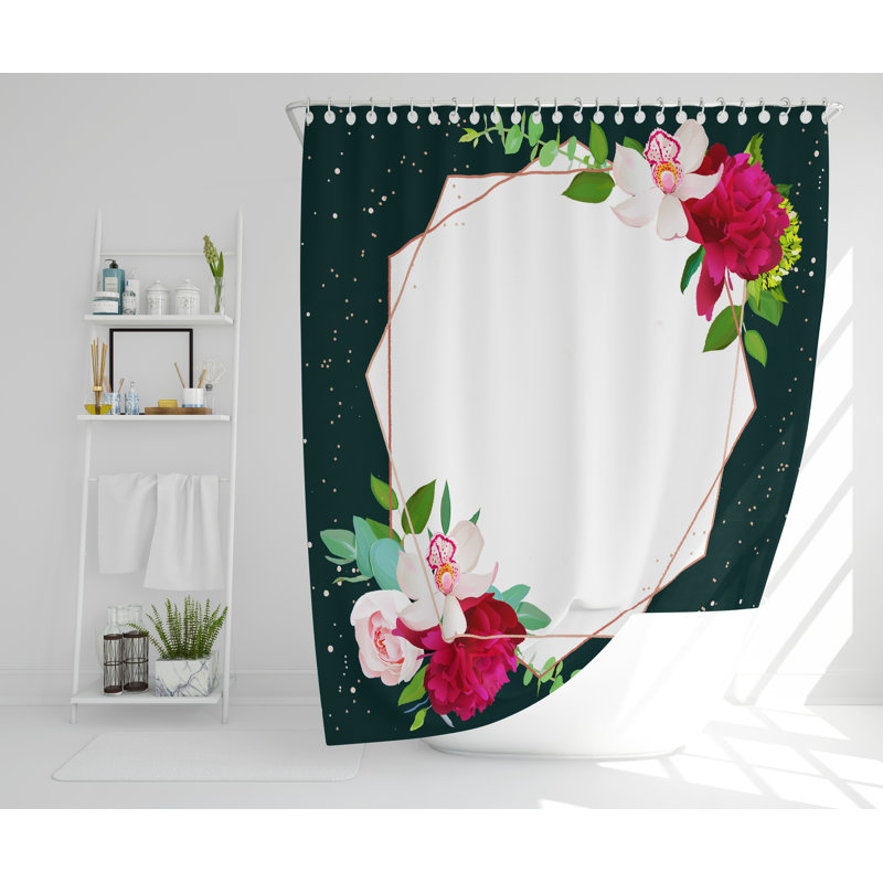 Lapinski Polyester Shower Curtain, 168cm H x 168cm W