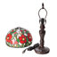 Lampe de table en verre coloré 17 po H