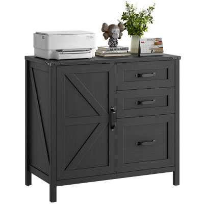 File Cabinet Lateral File Cabinet With Adjustable Shelf For Letter/A4 Size Hanging Files