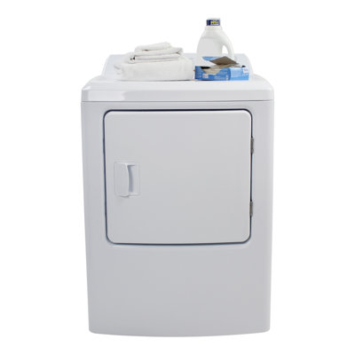West Bend Front Load Electric Clothes Dryer, 7.0 Cu. Ft. Capacity, In White