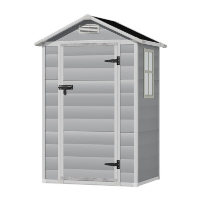 4X3FT Apex Roof Garden Shed