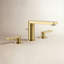 Composed Widespread Bathroom Faucet with Drain Assembly-1564658415